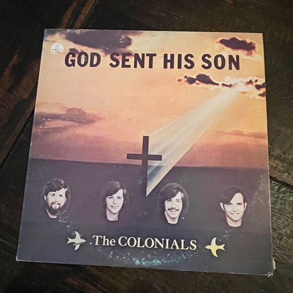 The Colonials God Sent His Son Vinyl LP Album Baldwin Sound Productions CS8060 - Picture 1 of 5